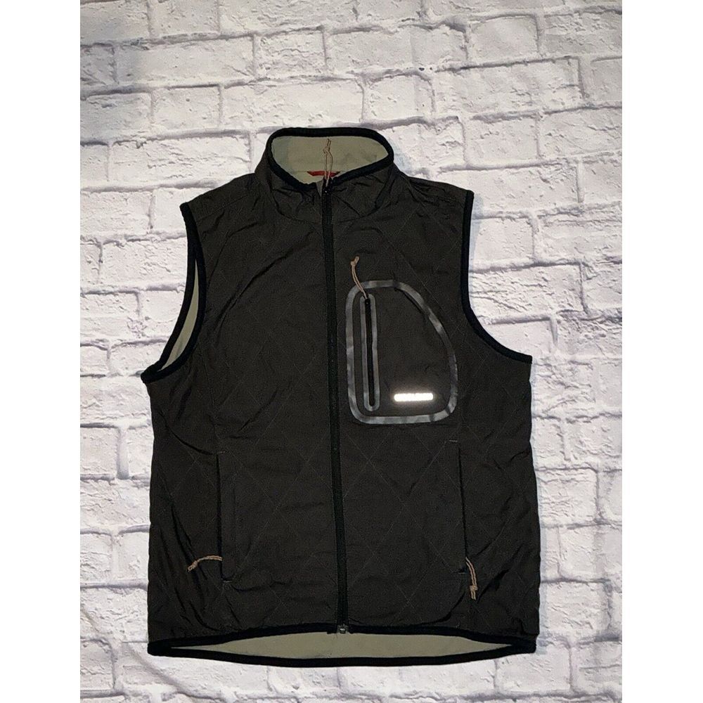 Woolrich Vest Men's‎ Medium Brown Sleeveless Winter Warm EUC